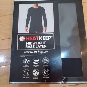 Mens heat keep long sleeve shirt